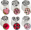 Extra Large Russian Flower Piping Tips, Stainless Steel Icing Tips Set