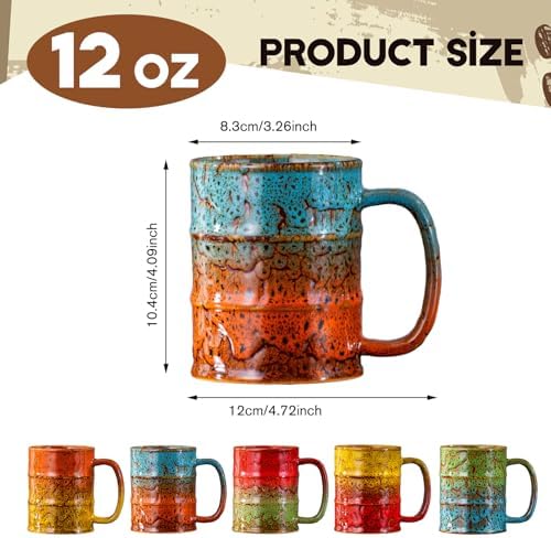 Coffee Mugs Set of 4,12 Oz Coffee Cups Ceramic, Perfect for Office
