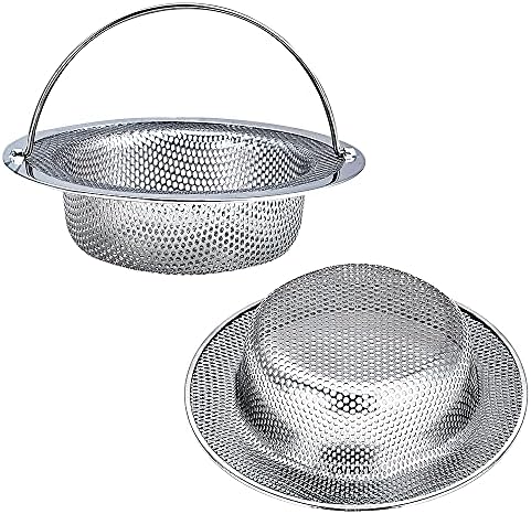 Kitchen Sink Strainer, 2-Pack, 4.5 Inch