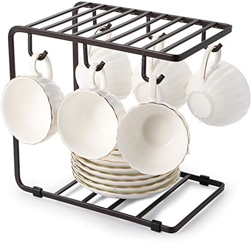 Hedume 2 Pack Metal Wire Tree Stand for Mug, Countertop or Pantry