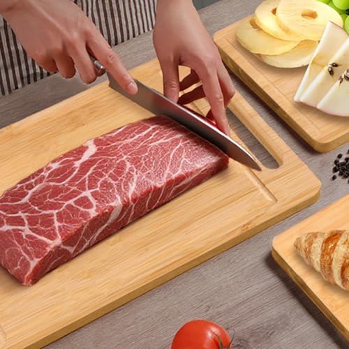 Bamboo Cutting Board Non-Toxic Durable Wooden Cutting Boards for