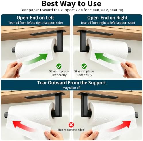 Under Cabinet Paper Towel Holder, Self-Adhesive