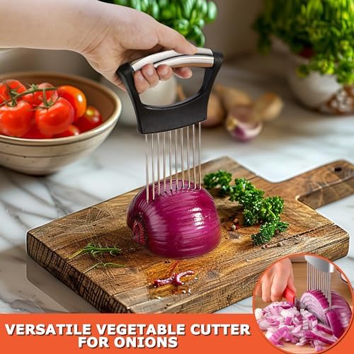 Bench Scraper Dough Chopper Onion Holder for Slicing Slicer Onion