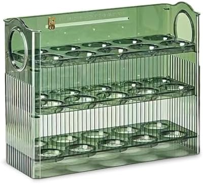 Koja 30-Egg Flip-Up Fridge Organizer, 3-Layer BPA-Free