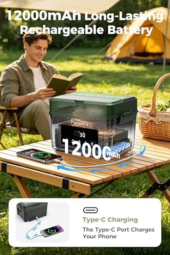 Cordless Heated Lunch Box, Rechargeable Electric Food Warmer