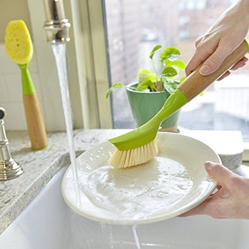Full Circle Suds Up Soap Dispensing Dish Brush for Nonstick