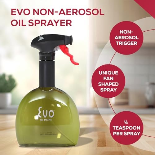 Evo Oil Sprayer Minis, 8-Ounce, Yellow and Green