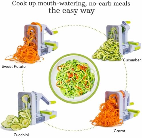 Brieftons QuickFold 5-Blade Vegetable Spiralizer