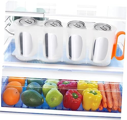 Soda Can Organizer and Beverage Holder for Refrigerator Design