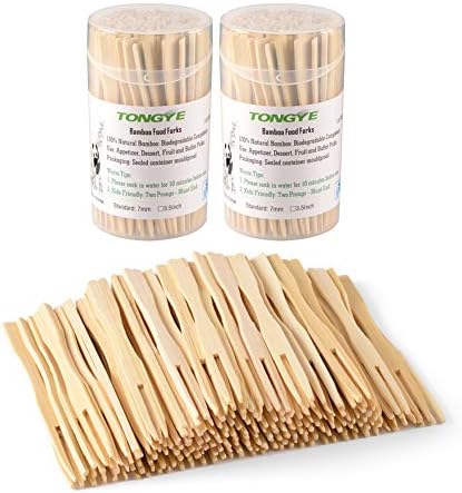 [2 Packs of 110 PCS] 3.5 inch Appetizer Forks, Mini Forks for