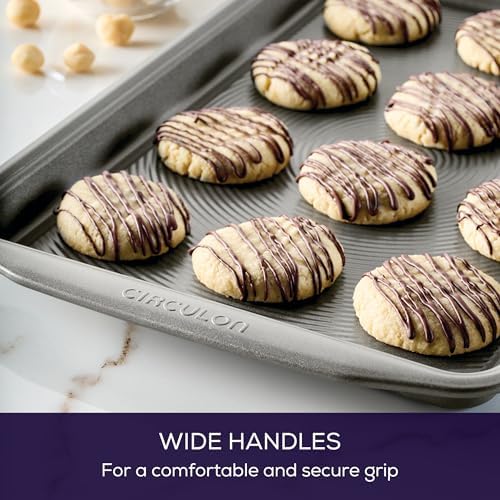Circulon Bakeware Nonstick Cookie Pan Set, Cookie Sheets for Baking