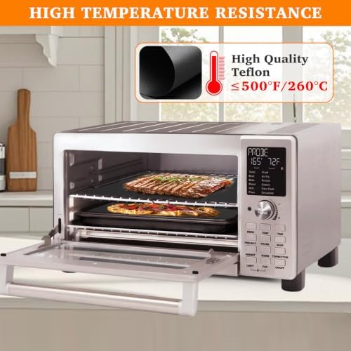 Air Fryer Liners Reusable Teflon Mats Compatible with Nuwave Bravo xl