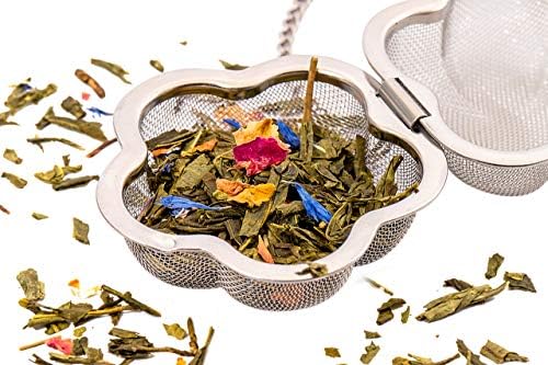 Reusable Tea Infuser Ball for Loose Leaf Tea, Unique Flower Shape
