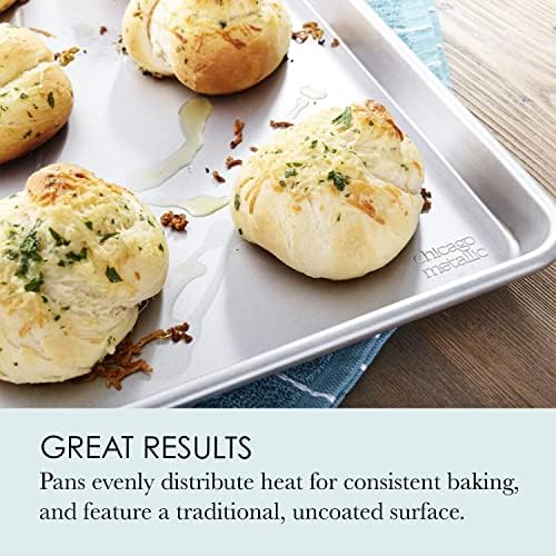 Chicago Metallic Jelly Roll Pan Set of 2-1 Inch