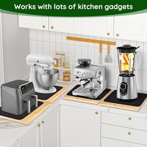 Appliance Slider, Solid Wood Large Sliding Tray for Coffee Maker