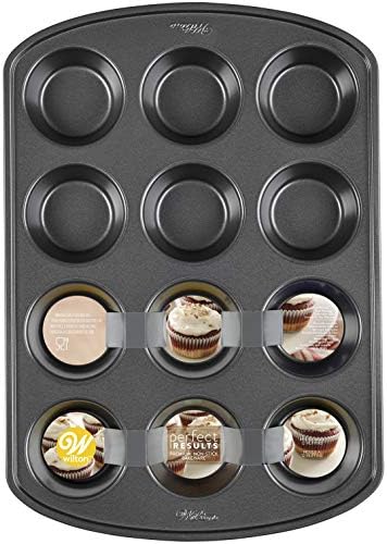 Wilton 9-Inch Steel Round Fluted Tube Cake Pan, Non-Stick, 12-Cup