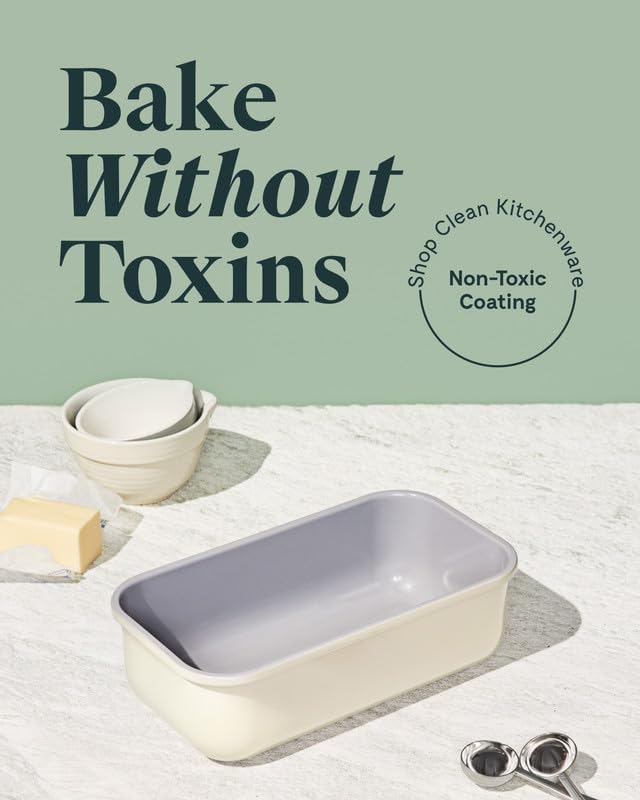 Caraway Non-Stick Ceramic-Coated 1 lb Loaf Pan