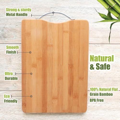 Cutting Boards for Kitchen - Bamboo Cutting Board Cutting Boards Juice