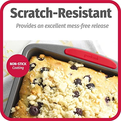 GoodCook MegaGrip Baking Pan with Silicone Grip Handles Square