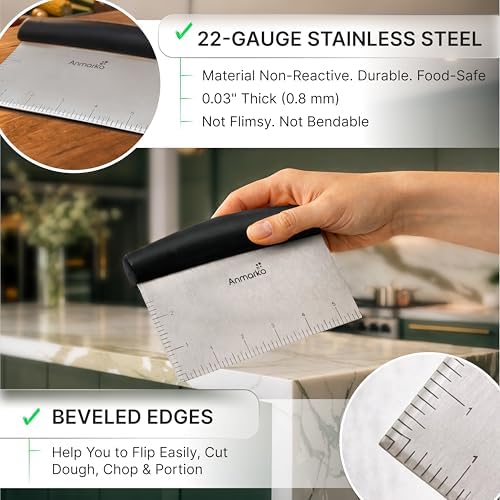 Stainless Steel Griddle Scraper Chopper