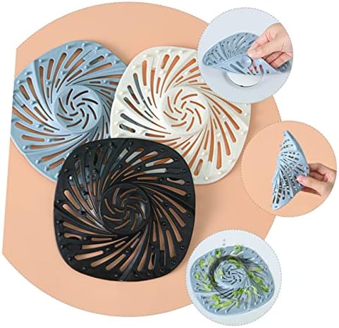 Bath Plug Hair Catcher,Shower Drain Cover,3pcs Floor Drain Cover Air