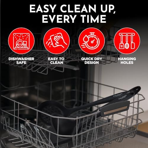 25 PCs Silicone Cooking Utensils Set - Non-Stick Silicone Kitchen
