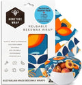 Honeybee Beeswax Wraps, 3 Pack, Small, Medium & Large