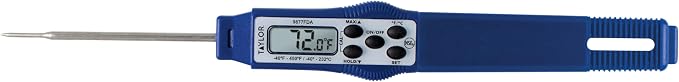 Taylor 9877FDA Compact Waterproof Digital Food Thermometer, 2.81 Inch Stem - Image 5