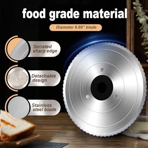 6.69-Inch Replacement Blade for Brvclon Bread Slicer