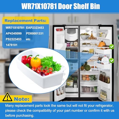 WR71X10781 Door Shelf Bin Compatible with ge, hotpoint Refrigerator