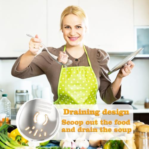 5 in 1 Multifunctional Cooking Spoon, 304 Stainless Steel Egg Yolk