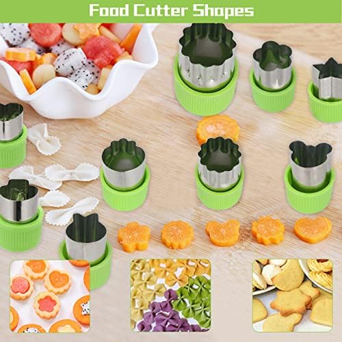 14 Pack Melon Baller Scoop Set - 4 in 1 Stainless Steel Fruit Tool Set