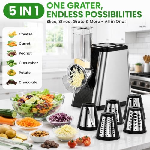 Electric Cheese Grater for Block Cheese