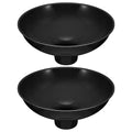 Vesici 2 Pack Extra Large Wide Mouth Funnel Black 2.5" x 10" Multi Purpose by Vesici
