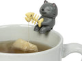 Tea Mates - 1pc Cute Fishing Cat - Tea Bag Holder and String Rest