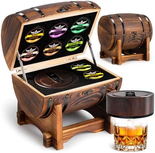 INSISART Electric Whiskey Smoker Kit, Old Fashioned Smoker Kit with