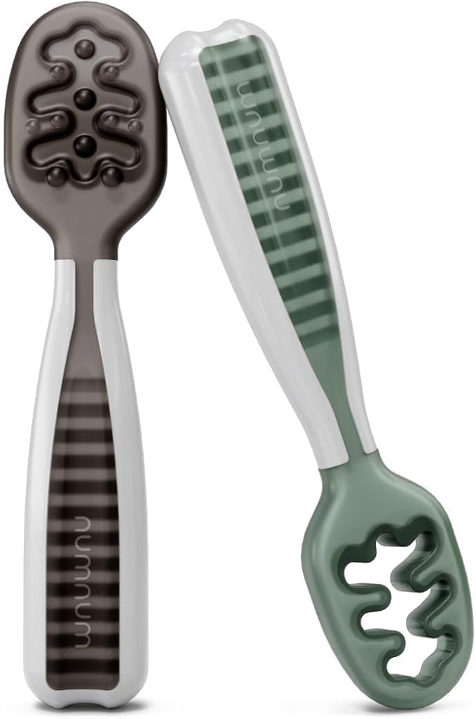 NumNum Baby Spoons Set, Baby Essentials Pre-Spoon GOOtensils by NumNum