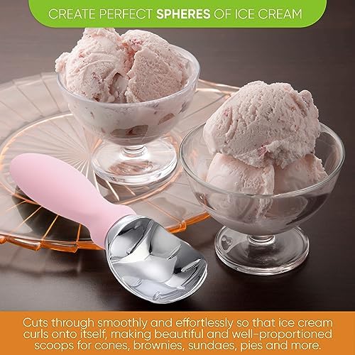 Spring Chef Ice Cream Scoop and Magnetic Measuring Spoons Set Bundle