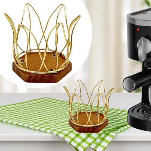 Generic Coffee Filter Holder, Coffee Pod Holder, Gold