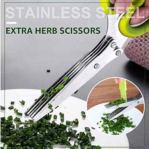 ONEBOM Kitchen Shears 2 Pack,Multi-Function Kitchen Scissors Heavy