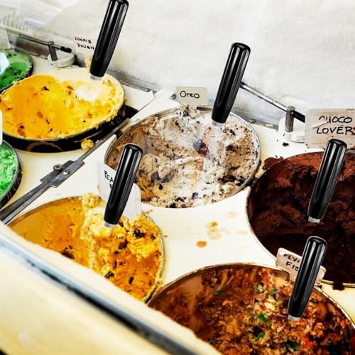 4 Pack Ice Cream Spade Heavy Duty - Stainless Steel Flat Ice Cream