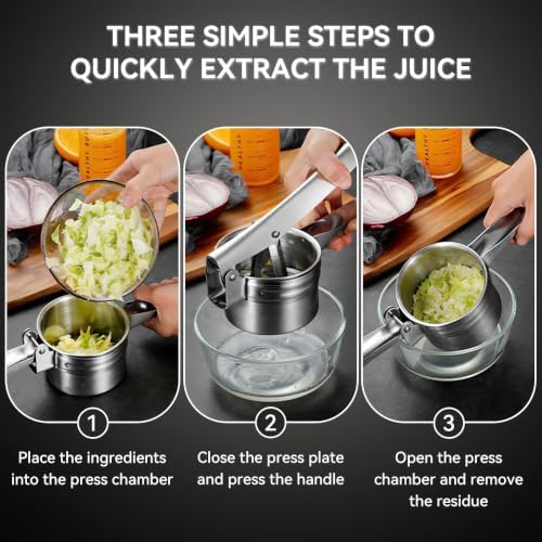 Stainless Steel Potato Ricer and Masher, Professional Kitchen Tool