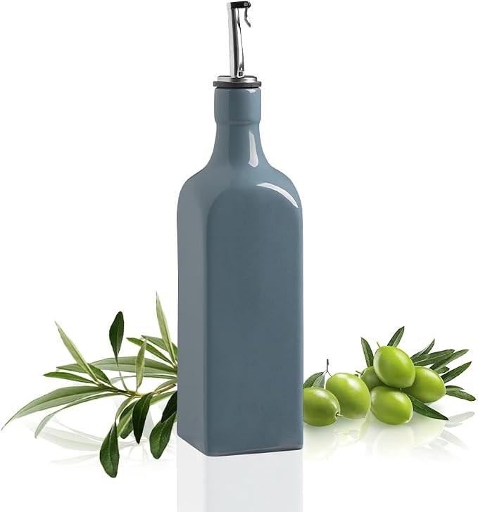 Sweejar 19 Fl Oz Ceramic Olive Oil Dispenser Bottle by Sweejarco1949