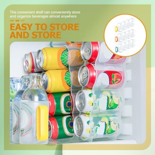 3-Piece Soda Can Organizer for Refrigerator