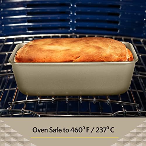 Glad Loaf Baking Pan Nonstick - Heavy Duty Metal Bakeware for Bread
