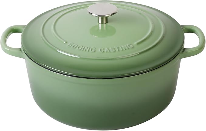 EDGING CASTING Enameled Dutch Ovens Cast Iron Dutch Oven Pot by EDGINGCOOKWARE