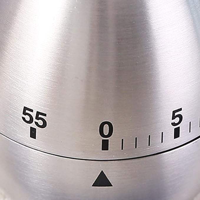 Kitchen Timer for Cooking, Egg Kitchen Timer Stainless Steel Mechanical - Image 2