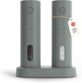 LARS NYSØM Electric Salt and Pepper Grinder Set, USB Rechargeable, Automatic by LN