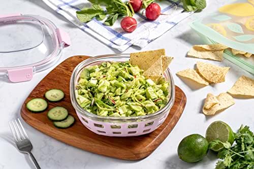 Ello DuraGlass Food Storage Glass Lunch Bowl Container - Meal Prep