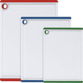 Kikcoin Plastic Cutting Boards for Kitchen, 3-Piece Large Cutting Board Set by Kikcoin